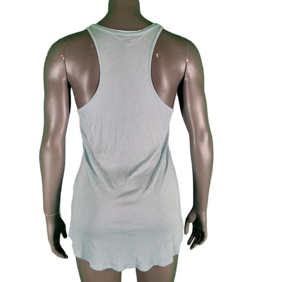 Dynamite Tunic Tank Racerback tank Soft Jersey Light Blue S - Picture 2 of 5